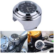 Resim Sones Alüminyum Alaşım Kaplama Motosiklet Gidon Saati Siyah Arka Plan 