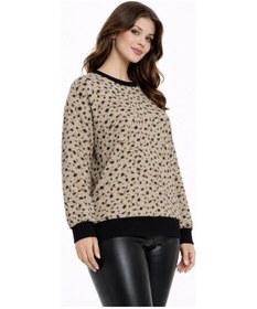 Resim Kadın Yumoş Sıfıryaka Sweatshirt Bgl-st05319 Bej 