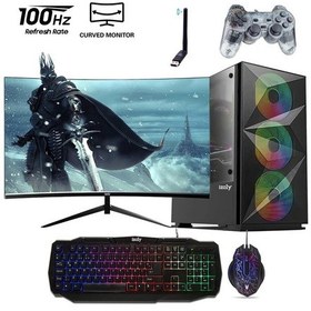 Resim Izoly ST998664 i5-4570 16 GB 512 GB SSD RX550 4 GB 24" Free Dos Masaüstü Oyuncu Bilgisayarı 
