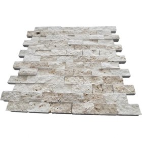 Resim Antalya Taş Market Klasik Traverten 2,3x4,8 Cm Fileli Patlatma Taş 