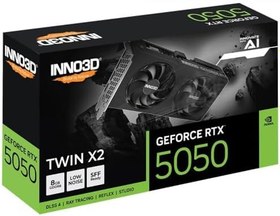 Resim INNO3D RTX5050 8GB Twin X2 128Bit GDDR6 