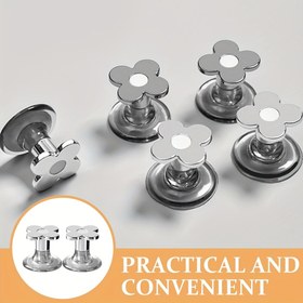 Resim 1/2 adet Çiçek Şekilli Tuvalet Tankı Düğmesi Tuvalet Basın Aleti Kadınlar Tırnak Sanatı Tuvalet Kapak Kaldırma Kolu Yapışkan Çekmece Kolu Flush Tankı Düğmesi Asis 