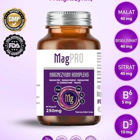 Resim Magpro Magnezyum Kompleks 60 Kapsül 
