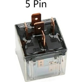 Resim Diji 12V 100A 5pin Çift Kontak Su Geçirmez Röle Otomotiv-Yat-Tekne- 