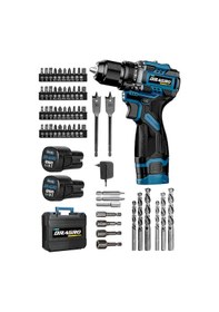Resim Dragro DRG-168 Pro 16.8V M Çift Akü Çelik Mandren Kömürsüz Motor Şarjlı Matkap Akülü Vidalama 