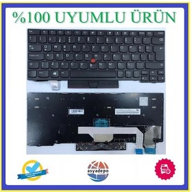 Resim Asya.Depo Lenovo Uyumlu Thinkpad X390 Yoga Klavye Siyah Tr 