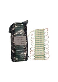 Resim 200 Adet 12 Volt 1.5 Watt 3 Lensli Yeşil 2835 Smd Led Modül Ip65 Modül1 Paket 
