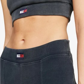 Resim Zip Hem Flared Leggings 'Charcoal' 