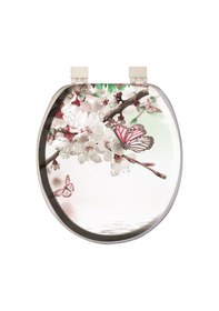 Resim Softy Jumbo Desenli Yumuşak Klozet Kapağı Beyaz 8691580114182 