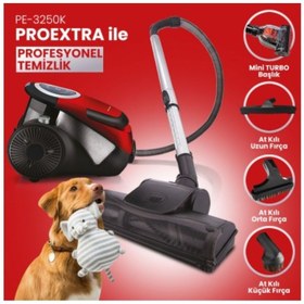 Resim GOLDMASTER Proextra PE 3250K Süpürge Kırmızı 