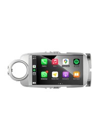 Resim Toyota Yaris Araç Multimedya Android Ekran Carplay Navigasyon Double Teyp 4+64 9" 12-20 Silver Navımex 