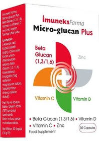 Resim Imuneks Micro-Glucan Plus Beta Glukan 30 Kapsül 