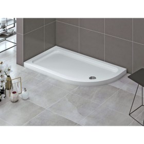 Resim Stina Arista 80x120 Asimetrik Monoflat Duş Teknesi 