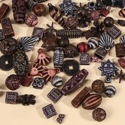 Resim 50 adet/lot Karışık Rastgele Stil Vintage Düzensiz Yaratıcı Şanslar Akrilik Gevşek Boncuklar Takı Yapımı DIY Kolye Bileklik El Yapımı Sanat ve El Sanatları Malzemeleri 