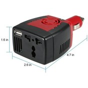 Resim Pazly 150w 12v Dc - 110v Ac Otomatik Voltaj Çevirici Dönüştürücü K17618 