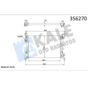 Resim Su Radyator 24mm Mekanık Peugeot Bıpper - Cıtroen Nemo - Fıat Fıorıno 1.4 08 / 