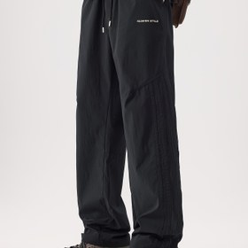 Resim Erkek Hafif Hızlı Kuruyan Kargo Pantolonları - Rüzgar Geçirmez Polyester, Siyah Fermuarlı Bel, Yürüyüş ve Açık Hava Aktiviteleri İçin Çoklu Cep, Rahat Tarz, Bahar Yaz Sonbahar, Yürüyüş Pantolonları, Açık Hava Macera Ekipmanı, Düz Bacak Tasarımı, Dayanıklı Kumaş 