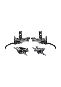 Resim Shimano Xtr Bl-m9220+br-m9220 4 Piston Hidrolik Disk Fren Seti Takımı Siyah 