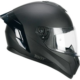 Resim Cgm 330A Rıot Sport Kapalı Kask Spoyler Siyah -S 