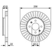 Resim Hyundai Accent 0986479W21 4 Bijon 256mm ÖN FREN DİSKİ BOSCH Hyundai Accent 0986479W21 4 Bijon 256mm ÖN FREN DİSKİ BOSCH