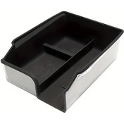 Resim Hightower Tesla Model 3/y 2020-2024 Siyah 2 Bölmeli Ayarlanabilir Kaymaz Konsol Organizatörü 