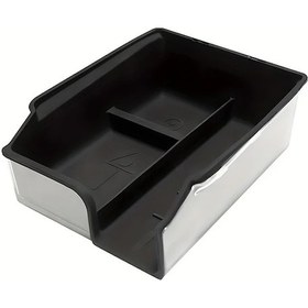 Resim Hightower Tesla Model 3/y 2020-2024 Siyah 2 Bölmeli Ayarlanabilir Kaymaz Konsol Organizatörü 