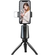 Resim Pixel A200 Otomatik İzleme Gimbal Sabitleyici 360 Derece Döndürme Selfie Sopa Dolgu Işığı Seti İle 2 