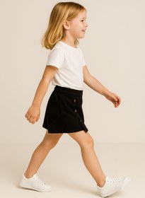 Resim AdaKids Kız Çocuk Yeni Sezon DOKUMA KUMAŞ ŞORT ETEK 