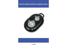 Resim Letsii Bluetooth Uzaktan Kumanda Selfie Kumandası 