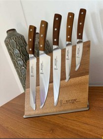 Resim Solingen 5 Bıçaklı Mıknatıslı Standlı Çeyiz Seti 