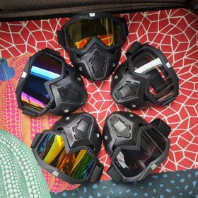 Resim Beş Renkte Mevcut Tam Yüz Maskesi - Yüksek Çözünürlüklü Lenslerle, Çıkarılabilir ve Ayarlanabilir Rahat Köpük Dolgulu - Hem Erkekler hem de Kadınlar için Uygun, Günlük Gezintiler, Tatil Hediyeleri ve Çok Yönlü Kullanım için Mükemmel. 