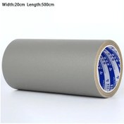 Resim Kendinden Yapışkanlı Deri Tamir Bandı Kanepe Araba Koltuğu Çanta Ceket Mobilya Grey 20cm X 500cm 
