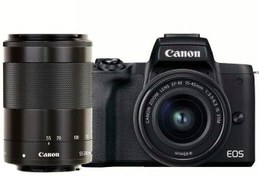 Resim Canon EOS M50 Mark II 15-45mm + 55-200mm IS STM Lensli Kit 