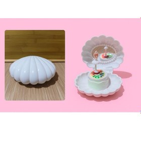 Resim Retro Vintage Müzik Kutusu Hediyelik Kendinden Kurmalı Manuel 