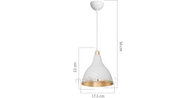 Resim Tilda Tekli Sarkıt Beyaz Salon-Oturma Odası-Çocuk Odası-Yatak Odası-Yemek Odası-Antre-Mutfak 