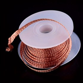 Resim Bu 3.5mm 1.5M Lehim Temizleme Örgüsü Lehim Çıkarıcı Fitil Tel Tamir Aracı ile Lehim Kolayca Çıkarılabilir! 