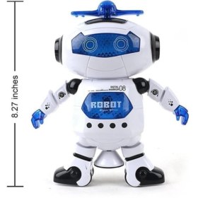 Resim EC Shop Torutoys 3D Işıklı ve Müzikli Dans Eden Robot 