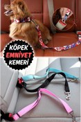 Resim Munico Köpek Emniyet Kemer Çok Fonksiyonlu Pet Emniyet Kemeri Emniyet Kemeri Toka ile Yansıtıcı Köpek Tasma 