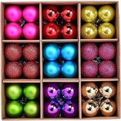 Resim Staron 72 Adet Noel Topu Süsleri Noel Ağacı, Noel Ağacı Süsleri, Tatil Düğün Partisi Dekorasyonu İçin Asılı Top Hk 