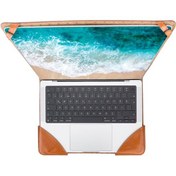 Resim Bouletta Chester Deri 13-14 inç Macbook Kılıfı RST2EF Taba 