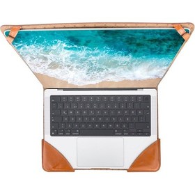 Resim Bouletta Chester Deri 13-14 inç Macbook Kılıfı RST2EF Taba 