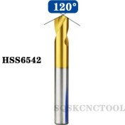 Resim Liyao Merkez 120 5X60 Sq Hss 60 90 120 Derece Nc Nokta Matkap Saplama Tespit Konumu Merkez Ucu Hazırlama Kılavuzu Pilot Delik Pah Makinası (Yurt Dışından) 