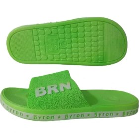 Resim Byron B050-10 Kadın Fıstık Yeşil Kaymaz Taban Deniz Plaj Havuz Günlük Yürüyüş Terlik 