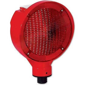 Resim Solar Uyarıcı Flaşör Lamba Kırmızı 