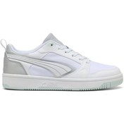 Resim Puma Rebound V6 Low Beyaz Aqua Metal Kadın Spor Ayakkabı 40038901 Beyaz 