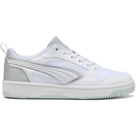 Resim Puma Rebound V6 Low Beyaz Aqua Metal Kadın Spor Ayakkabı 40038901 Beyaz 