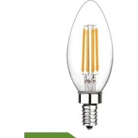 Resim Cata CT-4066 4W 220V E14 Duylu LED Rustik Ampul Günışığı 5 Adet 