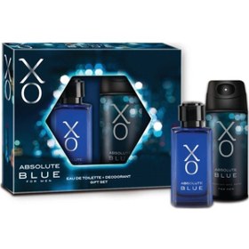 Resim Xo Men Absolute Blue Edt 100 Ml + 125 Ml Deodorant Parfüm Set 
