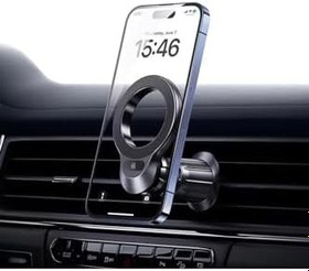 Resim Teknosepetim Araç Içi Telefon Tutucu Havalandırmaya Uygun Iphone 11-12-13-14-15 Magsafe Manyetik Mıknatıslı ile uyumlu 