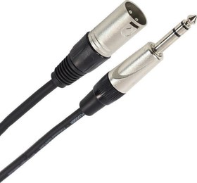 Resim YKA 6.3 mm Trs Erkek- Xlr Erkek Stereo Trs Kablo 3 Metre 